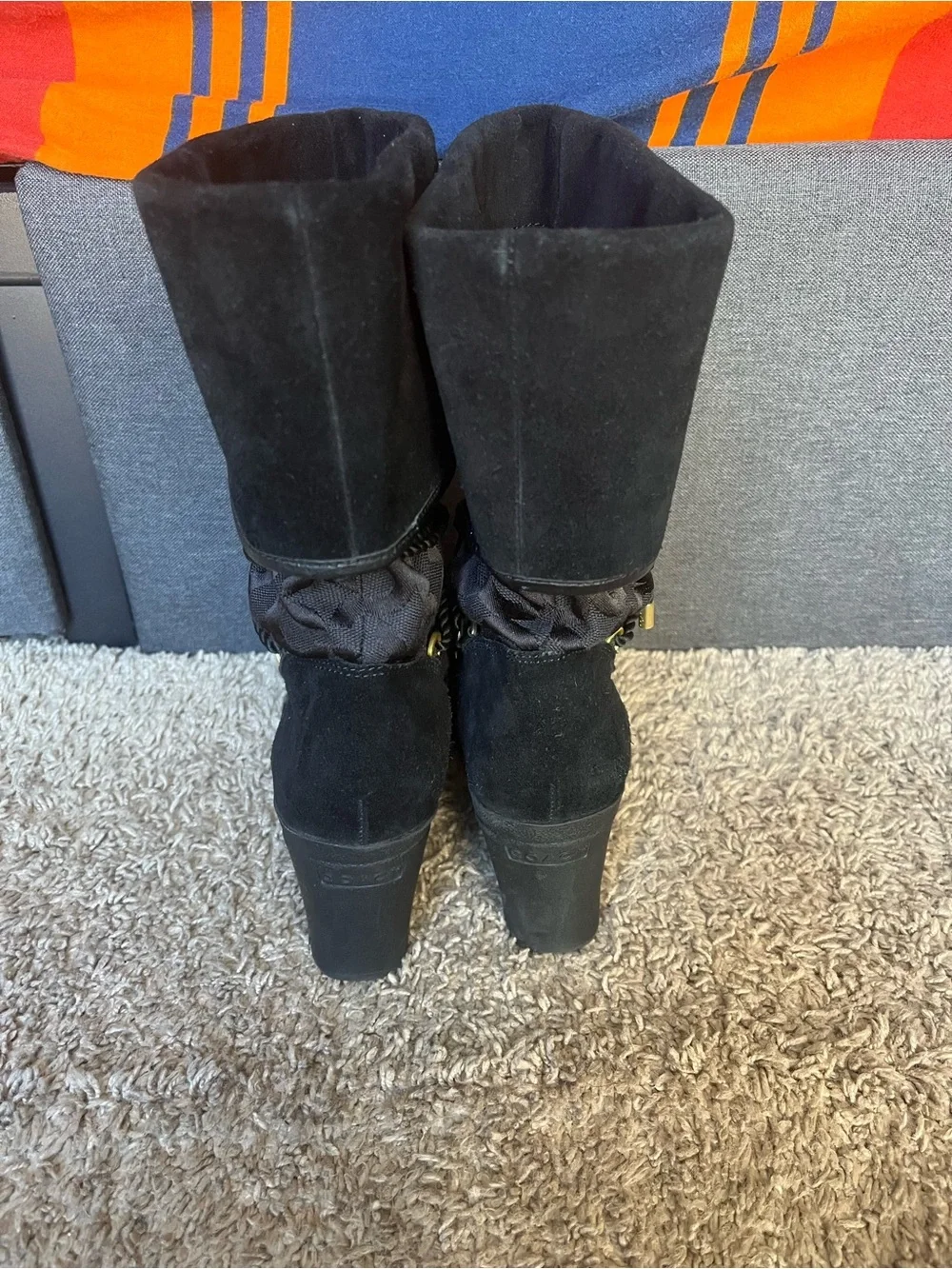 Coach wedge boots